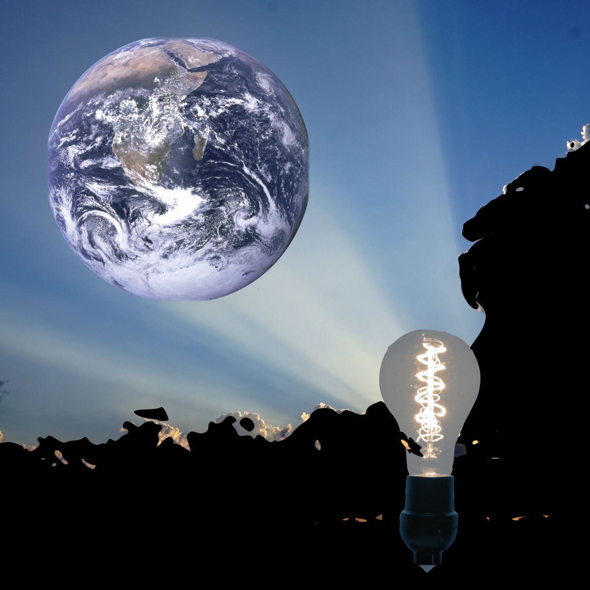 globe and lightbulb representing the concept of using behavioral economics to improve international development cooperation