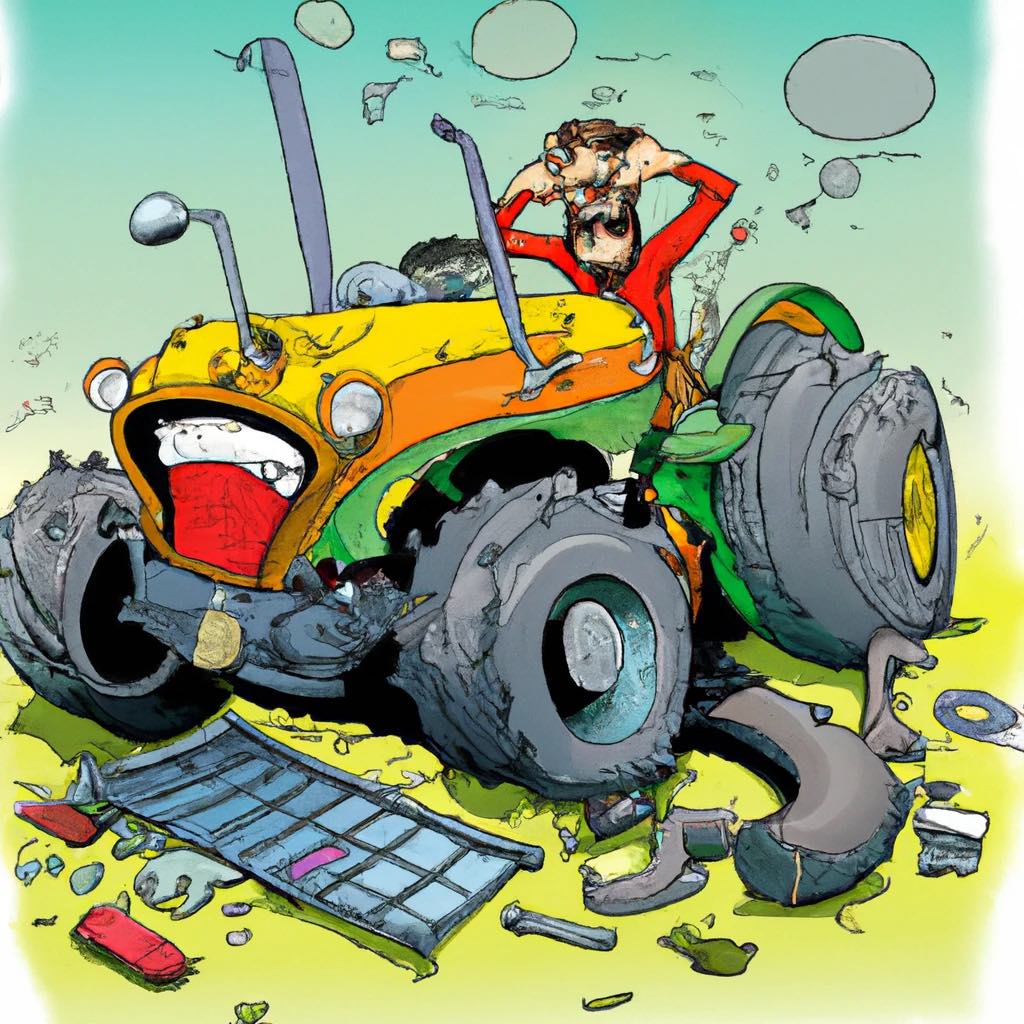 Tractor without engine communications strategy
